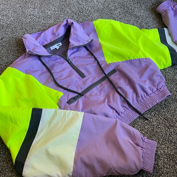 Fashion Nova Making A Statement Lounge Set - Purple/Combo - Picture 5 of 10